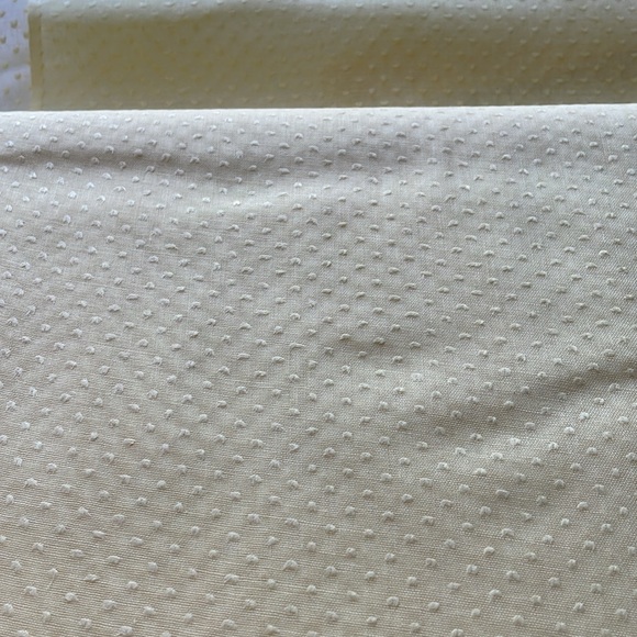 Vintage yellow organdy, dotted Swiss organdy, 36” wide, 2 yards - Picture 5 of 9